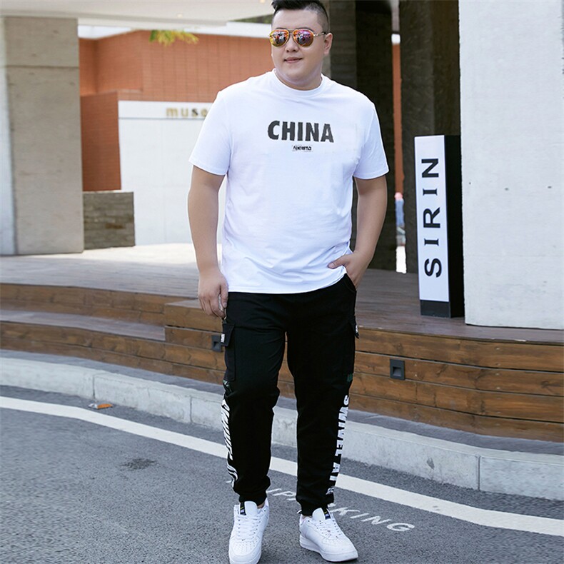 男加肥加大码圆领短袖T恤印花5032-1_T80(M-4XP405XL-9XLP45),男装T恤,星座1516-1