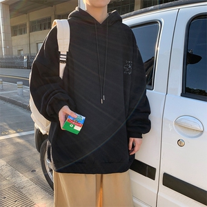 A040-WY2092-P40连帽卫衣男加肥加大码胖子棒球服外套图片