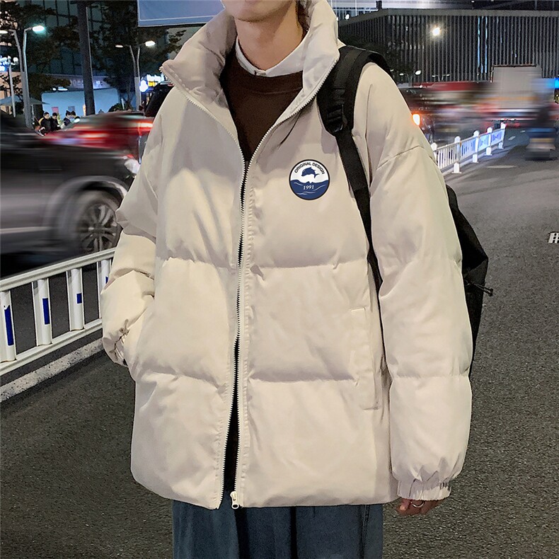 秋冬新款韩版加厚保暖立领宽松棉服外套男MY2051P95控118,男装棉衣,电商A268A