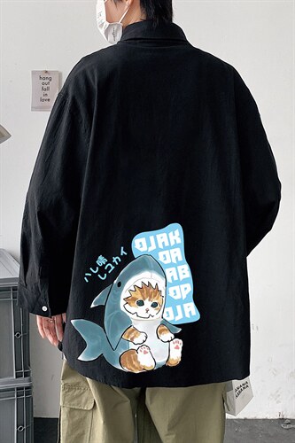 CS15217-P38 长袖衬衫男士大码宽松衬衣男寸衫男寸衣图片