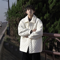抖音2024重磅美式潮牌潮高中生工艺棉服外套A170-M826-TP85，男装棉衣，电商A170