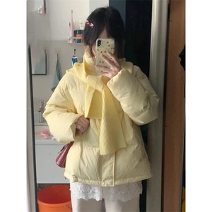 1506-1/M76271/P92韩系气质男女情侣同款加厚棉服潮牌加绒加厚图片