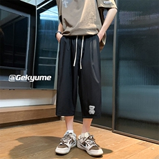 冰丝七分裤男大码速干短裤男五分裤QK72292-P25，男装休闲裤，电商A040