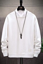 2021秋季新款男士大码卫衣圆领套头休闲打底衫上衣CYWY02-P35，男装卫衣，电商A128