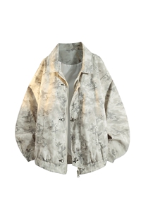 秋季新款蝴蝶大码夹克翻领男女宽松痞帅潮流外套 A436-2530-P70图片