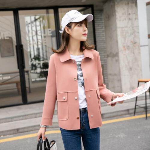 春装新款：空气层面料休闲外套M、乚、XL、XXL，女装，拉思维加丝