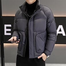 店主风轻奢英伦白鸭绒羽绒服男冬季潮牌立领男士外套YR608-P140，男装羽绒服，星座210-3