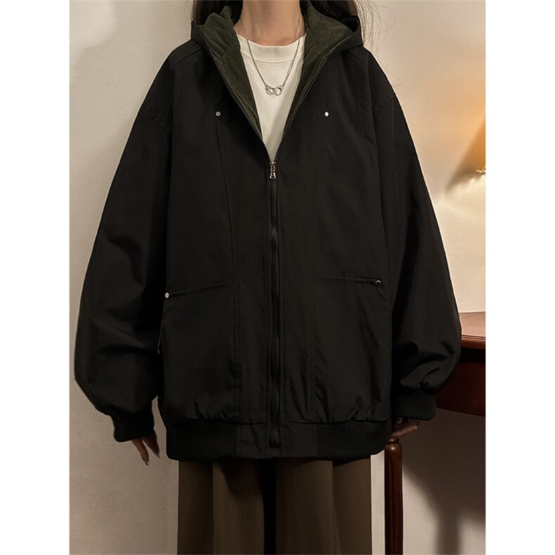 XZ102B-1春秋季宽松/连帽休闲外套潮夹克JK2538-P75，男装夹克，星座102B-1