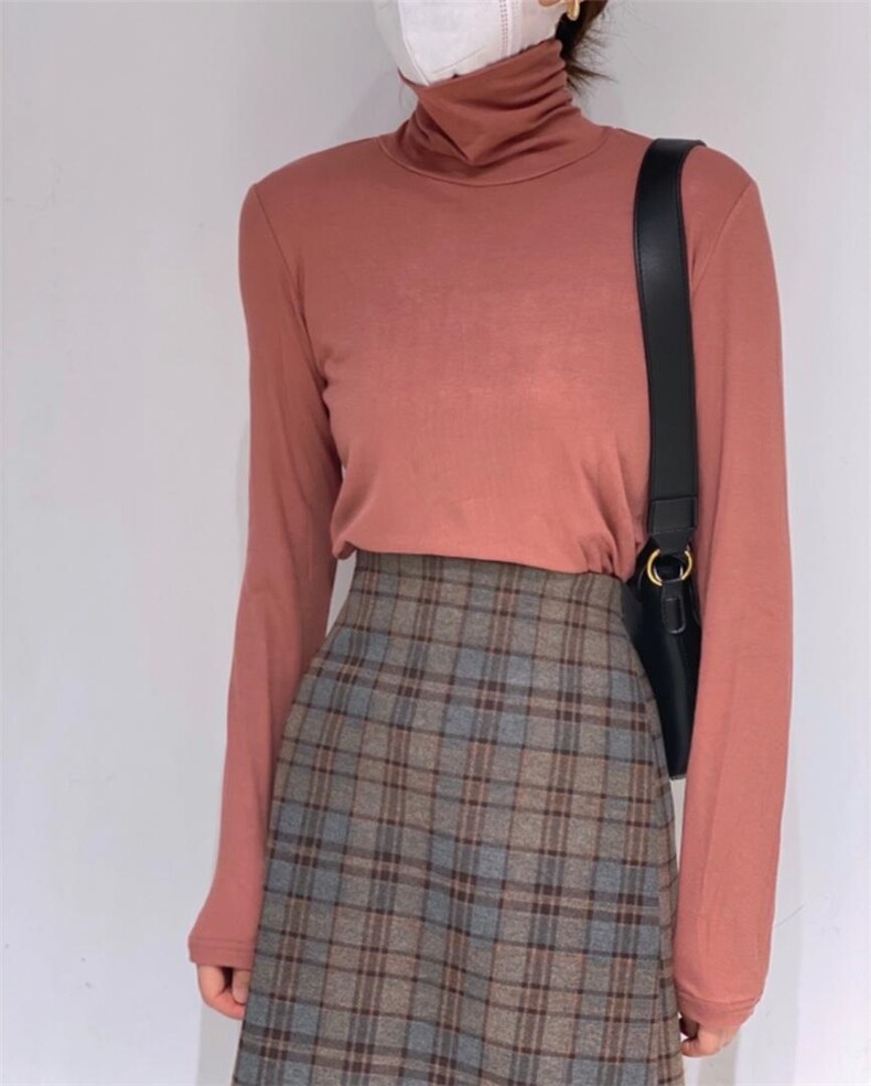 八色高领打底衫，其它，驿谷