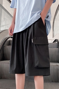 2023 夏季新款 港风外景大码薄款百搭短裤M-5X HK21188-P30图片