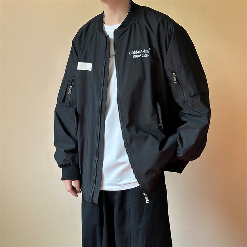 现货主推春季休闲工装夹克外套男日系潮男棒球服A351-JK020-P95,男装夹克,电商A351