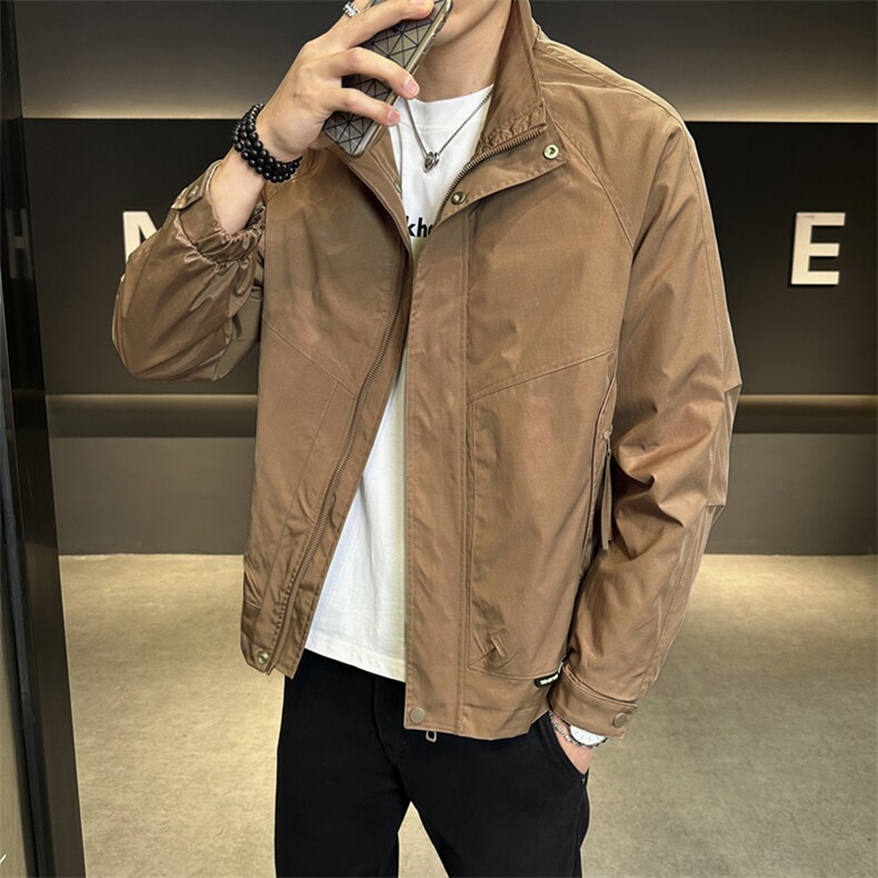 夹克男秋季立接高品质外套型男商务休闲百搭外套夹克N8819-P65,男装夹克,星座310B-3