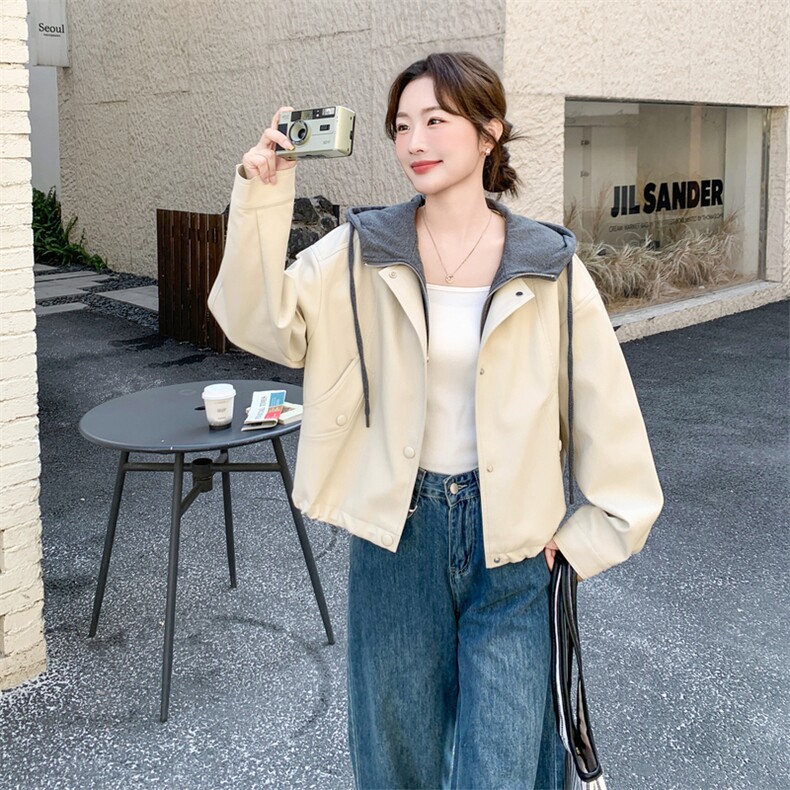新款皮衣外套已出货2C0959512P165K268,女装短外套,2C095