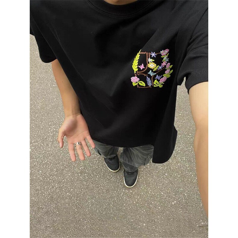 原版前后刺绣纯棉短袖ZX0258-特批35,男装T恤,星座313A(原308A-2)