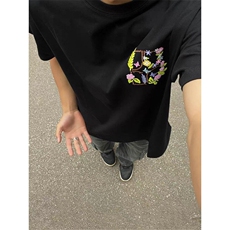 原版前后刺绣纯棉短袖ZX0258-特批35，男装T恤，星座313A(原308A-2)