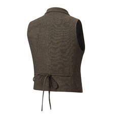 春夏季商务凤呢料西装领双排扣系绳马甲XZ402-2-MJ89批65（S-XL），男装西服套装，星座402-2