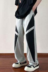 XZ616 夏季薄款速干裤撞色拼接设计感长裤 TY1005 M-5XL特P35控68图片