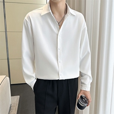 B216CS365P552025秋装新款男士长袖衬衫V领衬衣轻熟风，男装衬衫，电商B216（原B302）