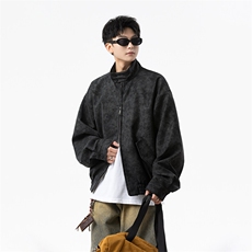扎染飞行板球服皮夹克男cp142-特p70，男装夹克，电商B371