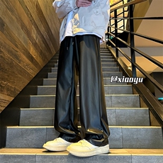 XZ616秋冬新款加厚百搭痞帅皮裤休闲长裤TY982P65控78，男装休闲裤，星座512A（原616）