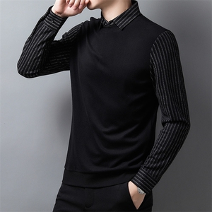 C2309钱塘2020-2刺骨拉毛数据好男士假两件衬衫厚款P59图片