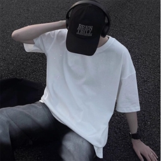 满天星亮片潮流宽松短袖T恤夏短袖T恤男痞帅潮男装T恤DT782-P25，男装T恤，星座302B-2