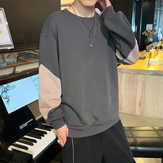 2021初春新款卫衣圆领套头潮牌宽松外套男士DT，男装卫衣，电商A102