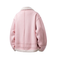 麂皮绒皮毛一体羊羔毛大码M-5XL潮外套棉衣男YG7538P145控18，男装棉衣，星座227-7