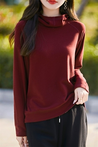 加厚双面磨毛连帽绒衫卫衣女2025新款保暖长袖内搭打底帽衫上衣图片