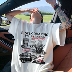 量大优供视频重磅麂皮绒短袖T恤男JPDX235-特P19，男装T恤，电商B367