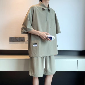 酒店青少年舒适超薄运动抗皱速干冰丝套装TZ21-特批70图片