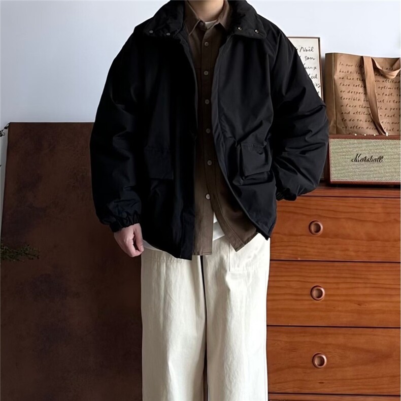 美式复古机能风工装外套男女宽松休闲可拆卸帽夹克户外三防冲锋衣,男装夹克,星座506A