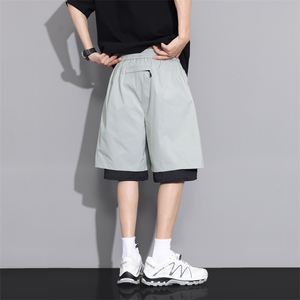 现货 夏季工装短裤男ins潮牌休闲百搭潮流痞帅五分裤D02517-P43图片
