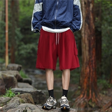 控价49夏季冰丝短裤设计款小众样式速干休闲五分裤DK24017P-28，男装牛仔裤，电商A128