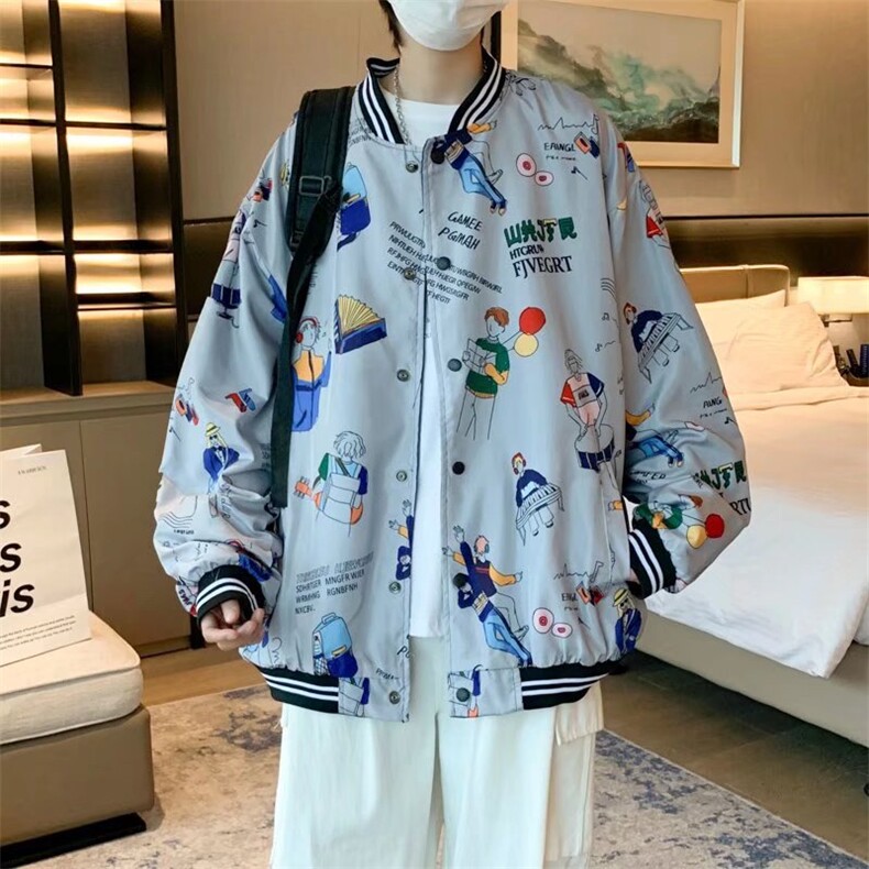 潮流夹克潮男春季双面穿夹克J032P60,男装夹克,星座1116-2