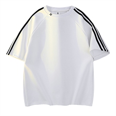 白色拼黑织带