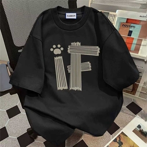 新款纯棉短袖t恤男夏季青少年初中高中学生帅气半袖体恤TX538-P25图片