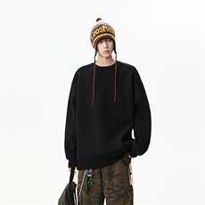 311B-1-8968-P40控79时尚高街套头卫衣拼接宽松休闲百搭上衣，男装卫衣，星座311B-1