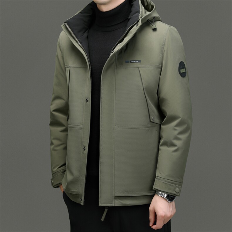 DF777钱塘2020-2冬季厚款时尚休闲百搭中年男士羽绒服P333,男装羽绒服,钱塘207-2
