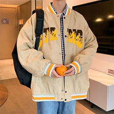 秋款棒球服夹克外套男潮牌潮流字母刺绣情侣学生22112-P70控108，男装夹克，星座717