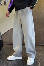 2026新款春季卫裤男士休闲运动裤美式直筒弯刀裤A313-261096-P68，男装休闲裤，电商A313