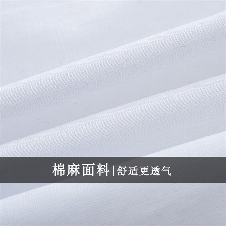 唐装男风亚麻套装夏季中老年人中式棉麻宽松爸爸太极服男装,男装民族服装,电商B212（原钱塘6029）