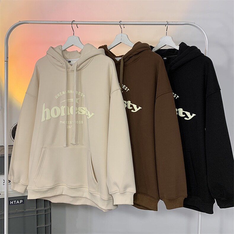 EQ181高品质发泡字母印花卫衣男潮牌秋季情侣外套2024新款P58,男装卫衣,电商C306-1
