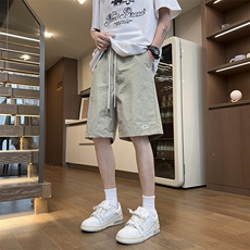 港风休闲裤高街五分裤宽松沙滩裤直通短裤DK208P28，男装牛仔裤，星座1204-3