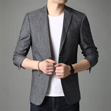 Y111钱塘2020-2秋冬男士高端商务休闲便服单西P165，男装西服，钱塘207-2