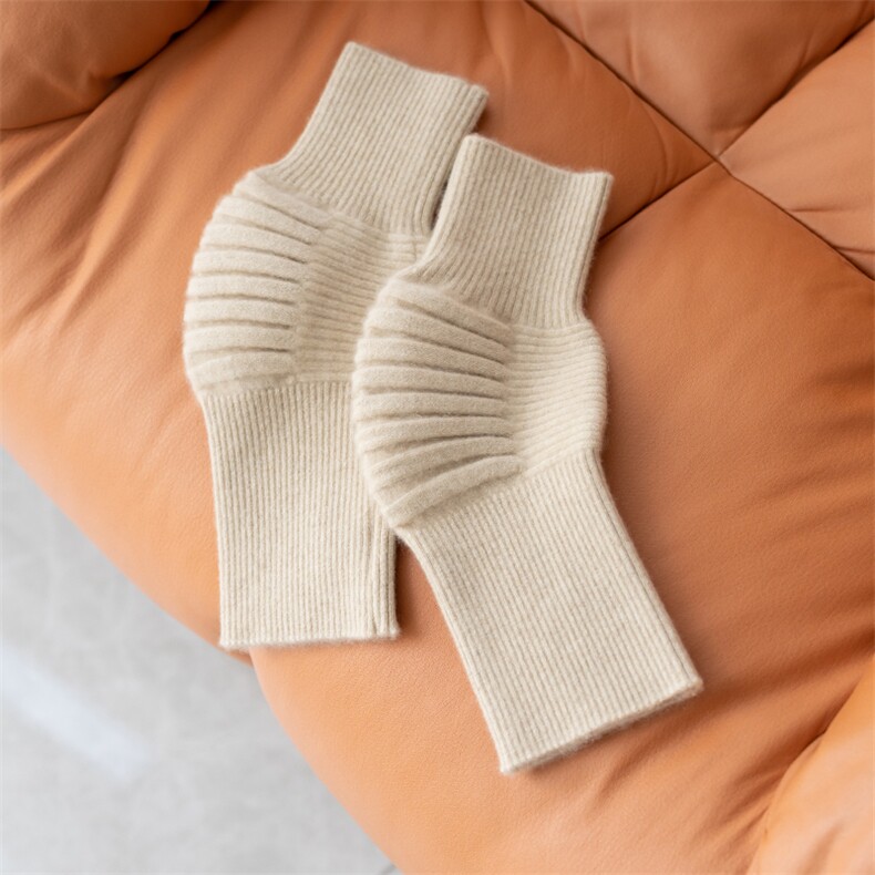 2025年秋季新款双股加厚保暖护膝，袜子，百纳羊绒