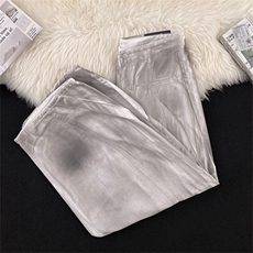 美式复古脏脏香蕉弯刀牛仔裤潮牌男宽松阔腿水洗做旧K08112-P58，男装牛仔裤，星座308B-2