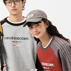 2026春季新款男装日系潮牌宽松拼色卫衣开衫休闲外套WY582-F89，女装短外套，电商A101（原外27）