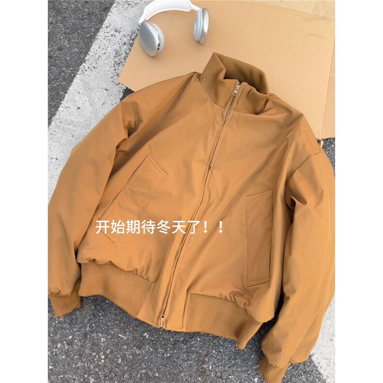 美式夹克棉服男款冬季短款廓形外套加厚保暖棉衣MJM803-P78,男装夹克,星座208-5