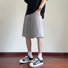 ！2025夏季新款男士冰丝短裤垂感运动五分裤DK340特P25控49，男装休闲裤，电商B220